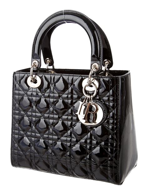 christian dior black tote